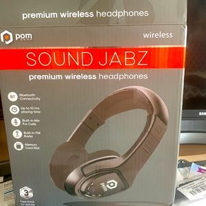 NWT POM Wireless Headphones